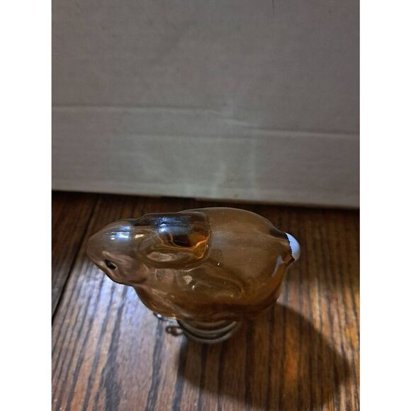 New Contained Art Rabbit Bunny Air Tight Container 420 Herb Art Glass Stash Box - Picture 4 of 5